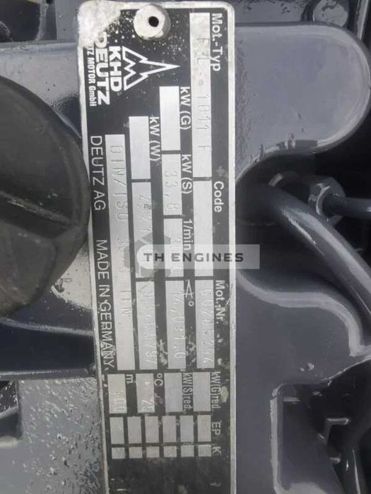 vand motor Deutz F3L1011F