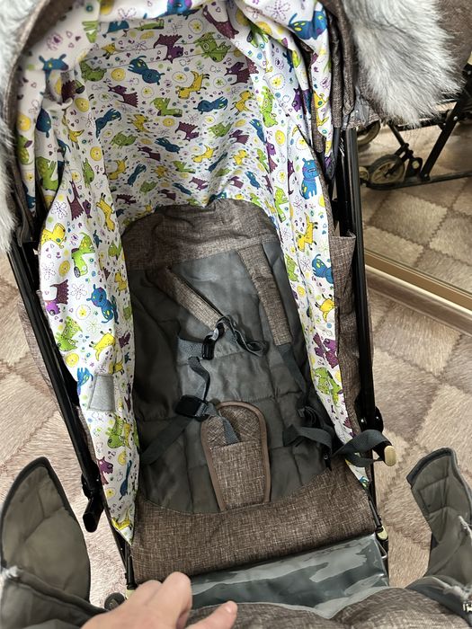 Санки-коляска утепленная