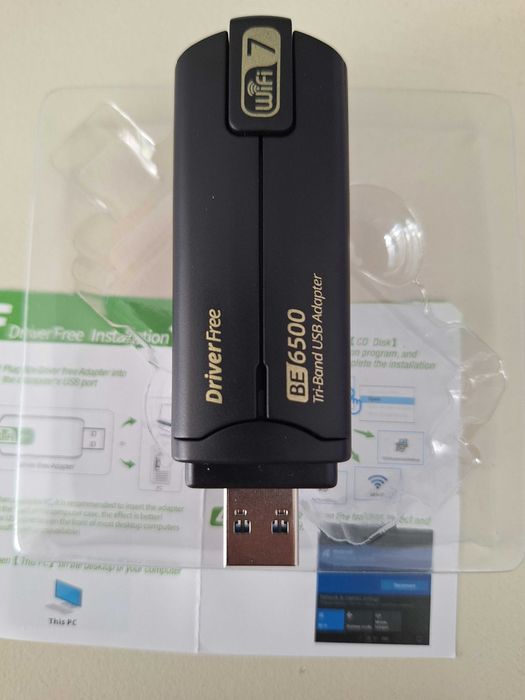 WiFi 7 USB 3.0 Gaming Card Driver 8912AU Chipset BE6500 USB Wireless