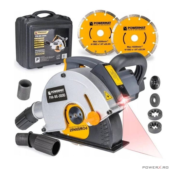 Masina canelat in beton semiprofesionala Powermat 4000rpm