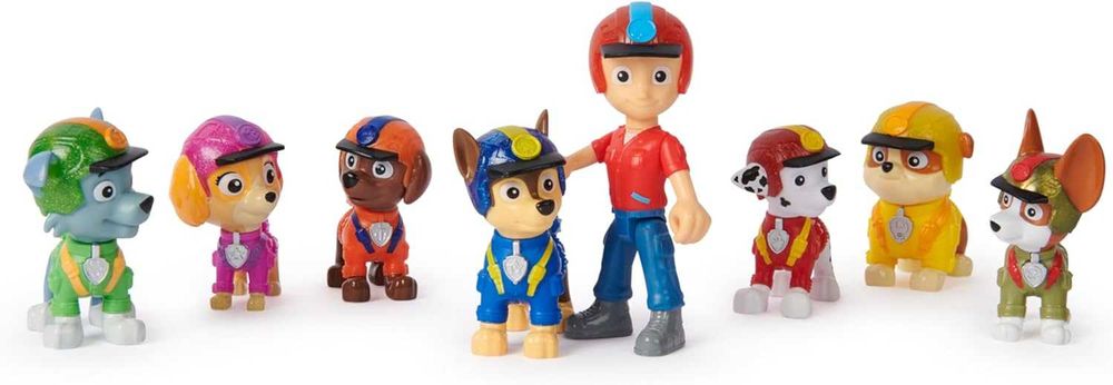 Комплект фигурки Spin Master Paw Patrol Jungle Pups кученца 8 броя
