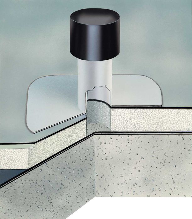 Аэратор A75x375 в Ташкенте (Россия) Флюгарка для плоской кровли