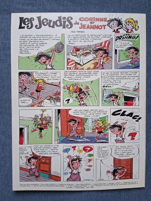 Старо Френско  Списание  PIF Gadjet 70 Брой Rahan / 1970 год.