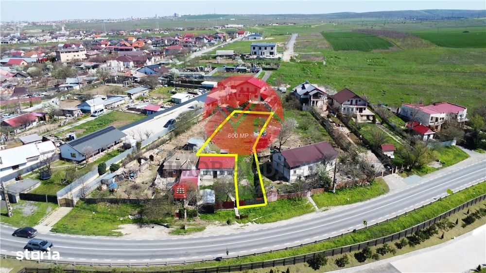 Teren Mineri 600 mp cu vedere directa la balta, utilitati, acces asfal