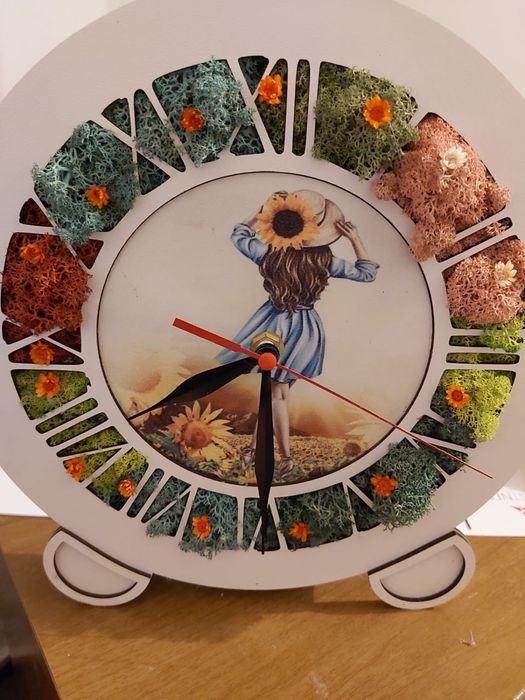 Ceasuri cu licheni.  Aranjamente din licheni