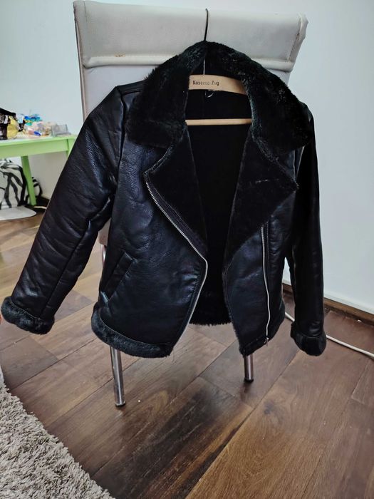 Geaca piele ecologica copii 10 11 ani UK