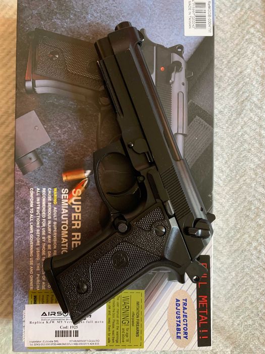 Replica KJW M9 Vertec gas full metal