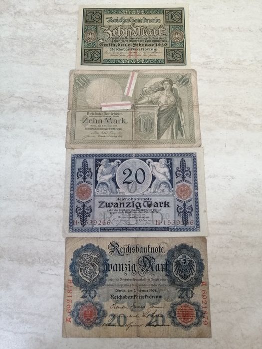 Стари банкноти 1908г-1923г