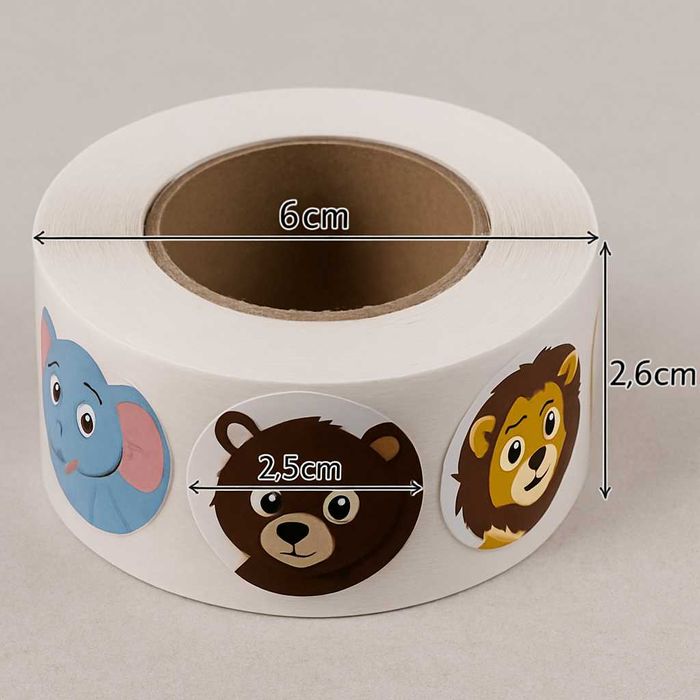 Set stickere motivationale pentru copii 500 bucati colorate cu animale