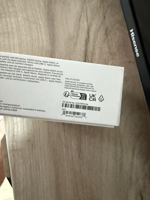 Vând Apple AirPods Pro 2 (USB-C, 2023) – 850 lei