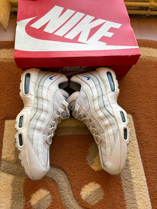 Air Max 95 White/Blue photon dust marimea 46