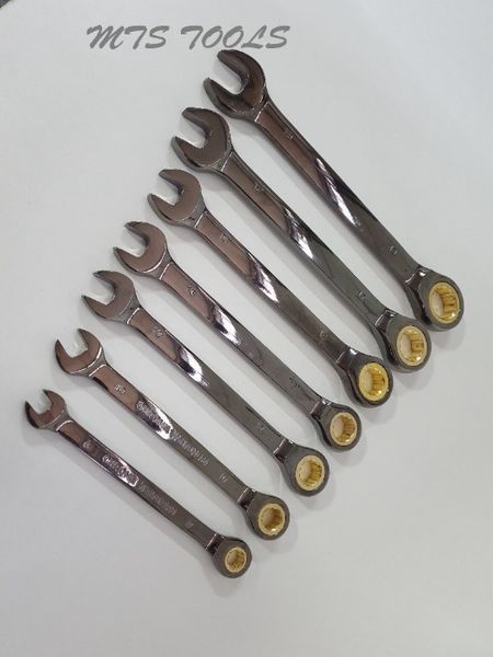 Set chei combinate cu clichet 8-19 mm 7 piese