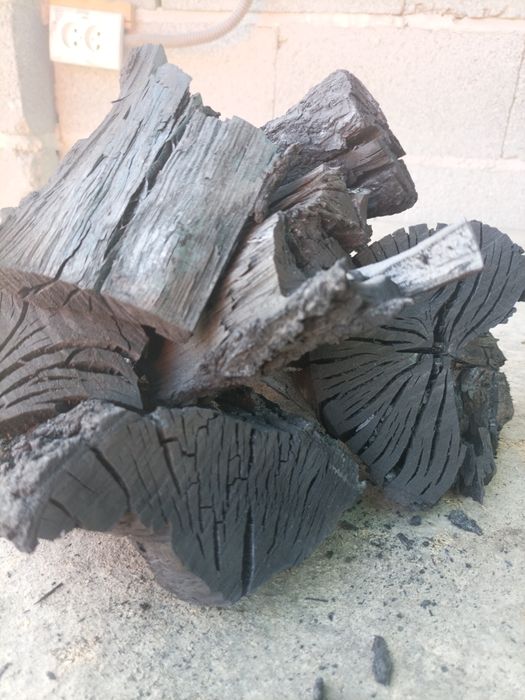 Древесный уголь . Древесина абрикос (урюк) 100%