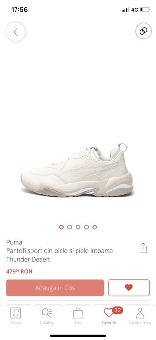 40 Puma Tunder Desert noi in cutie