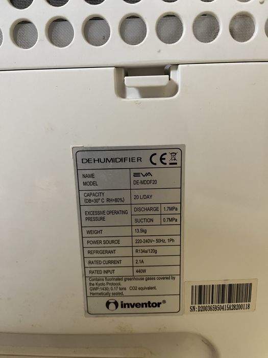Dezumidificator EVA inventor