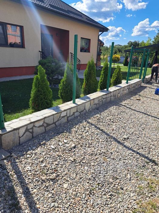 Zidărie și Pavaj cu Piatră de Munte