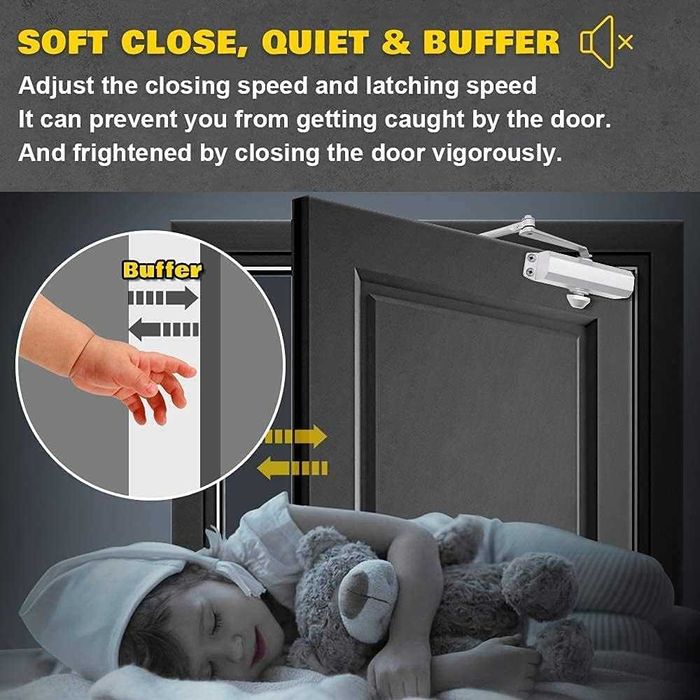 Автоматичен затварящ механизъм за врати Marie 23-45 кг серт. по EN1154