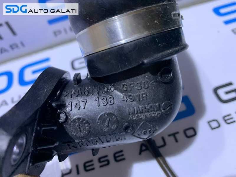 Cot Tub Aer Supapa Valva EGR Renault Captur 1.5 DCI 2013 - Prezent Cod 13092852 147138491R 147138491 [D0125]