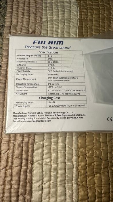 Lavaliera Fulaim X5M microfon digital sigilat