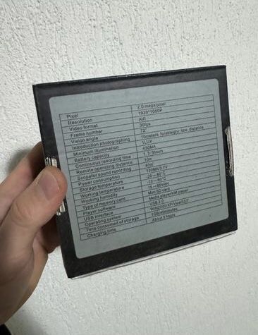 Detector fum cu camera spion