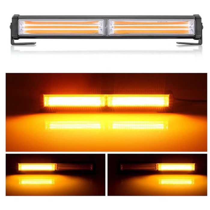 Аварийна сигнална лампа Блиц LED bar 30см с 9 режима на работа