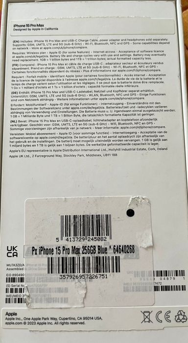 Айфон 15 про макс Iphone 15 pro max 256гб