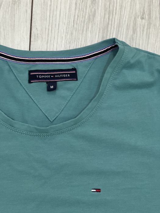 Tommy Hilfiger turquoise women’s tee – mărimea M
