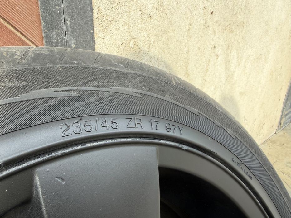 Джанти 5х120 17" BMW с чисто нови гуми