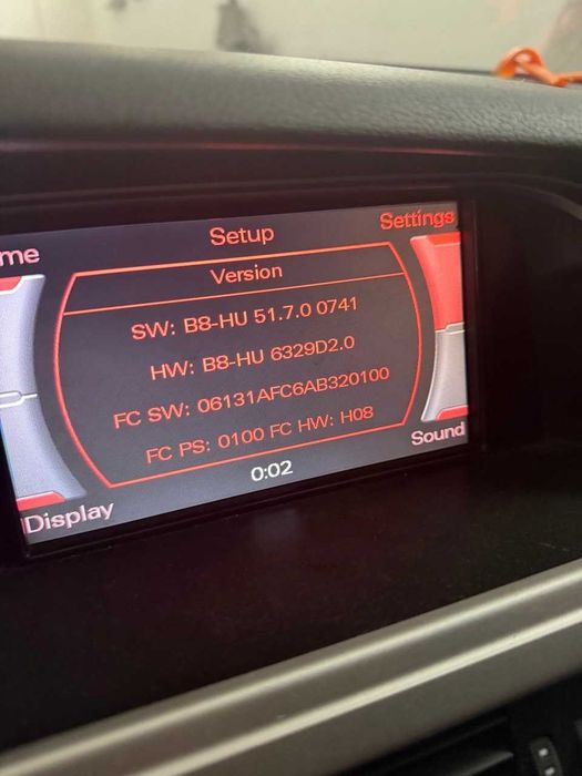 Display navigatie ecran color MMI pentru AUDI A4 B8 model 2010