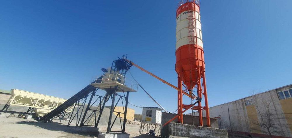 Бетонный завод TOTUI HZS 35m3-HZS120m3 СЕРВИС-10год