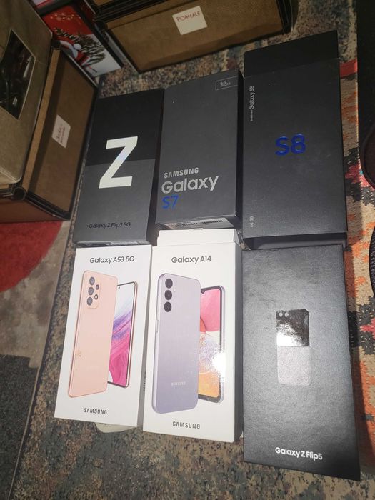 Lot 6 cutii telefoane empty goale toate samsung
