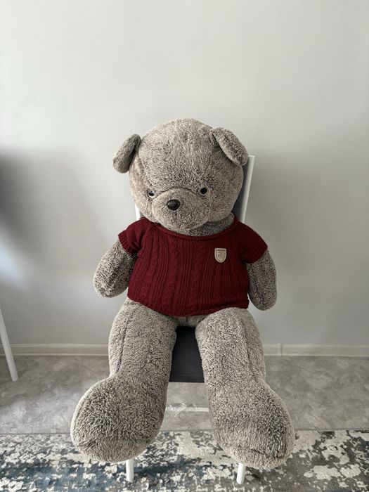 Серая мишка “Teddy” средняя