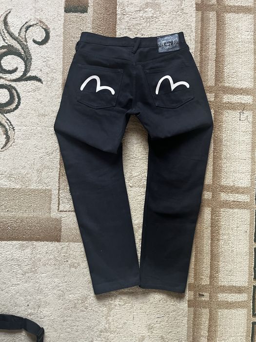 Джинсы Evisu черные