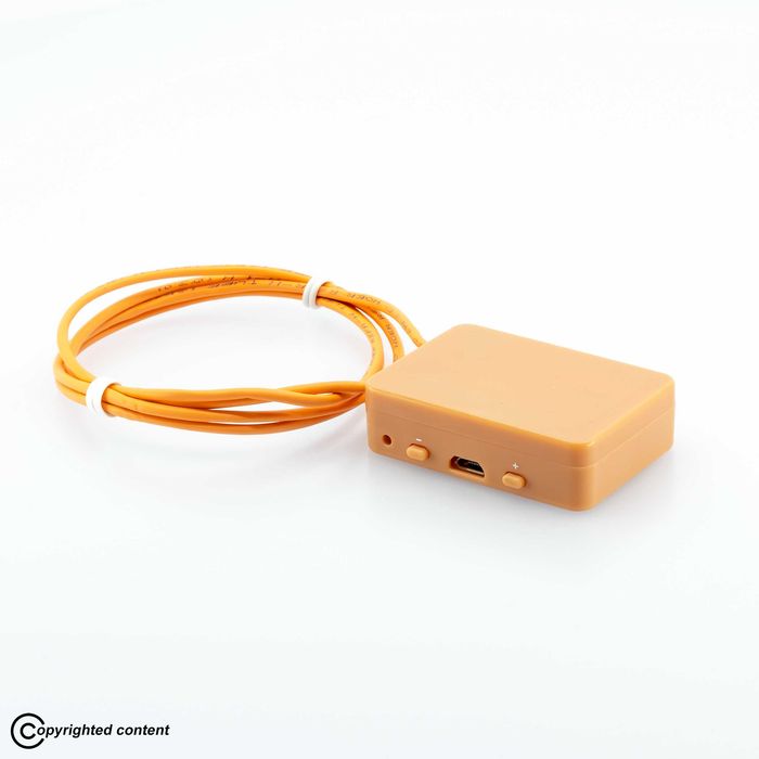 Cutiuta GSM cu Microvibratii - Colier cu casca de copiat tip Magnet - Fara Bluetooth!