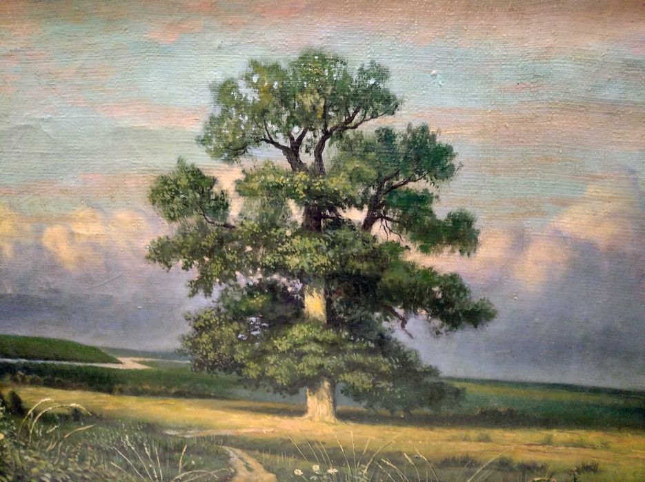 Картина маслом, масляная живопись.