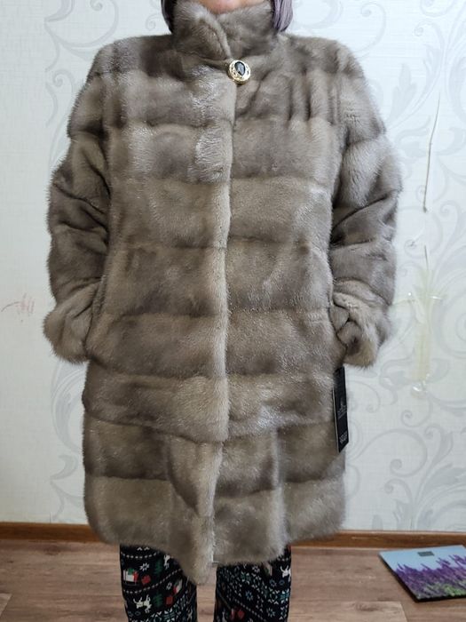 Норковая шуба "Капелька"