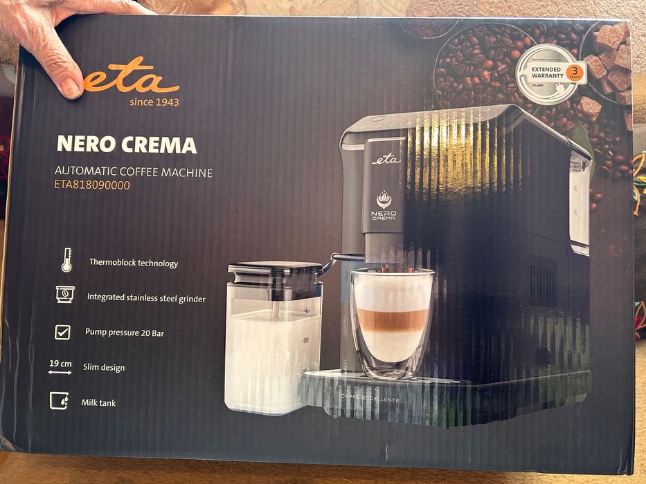 Автоматична кафе машина ETA NERO CREMA 8180