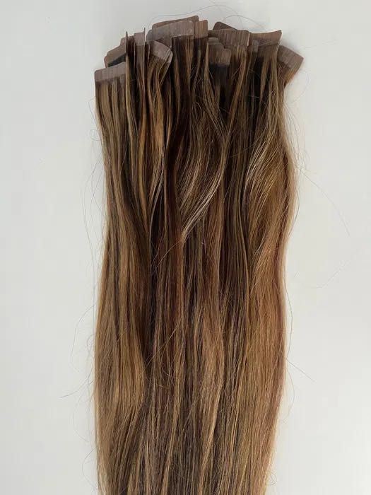 Extensii tape-on par natural premium Dubai, 55cm, 27 bucati(48 suvite)