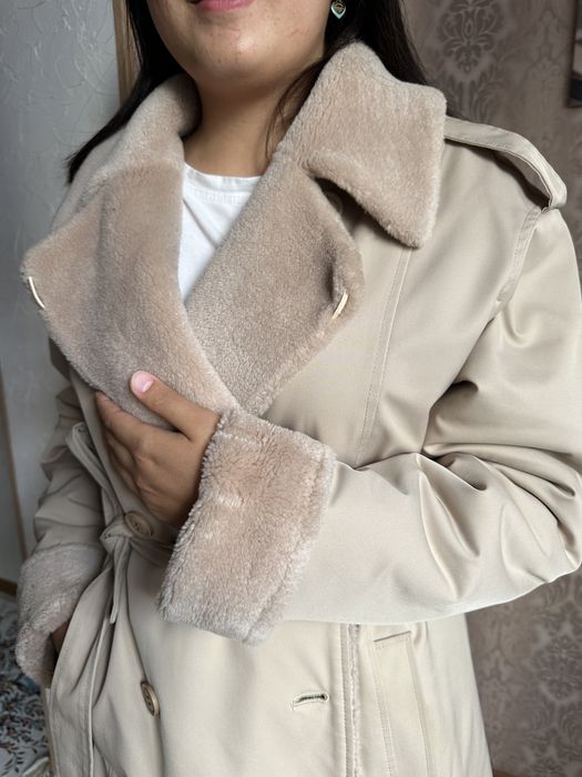 Зимний пальто двух стороний