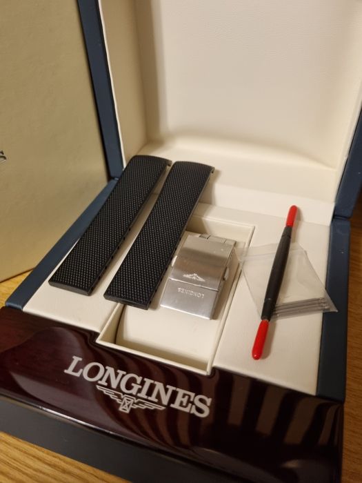 Curea Ceas Longines Hydroconquest din silicon + catrama