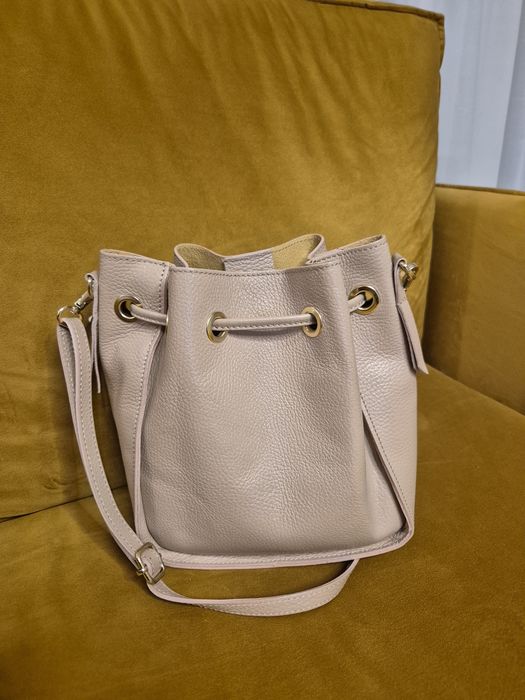 Geanta de umăr din piele