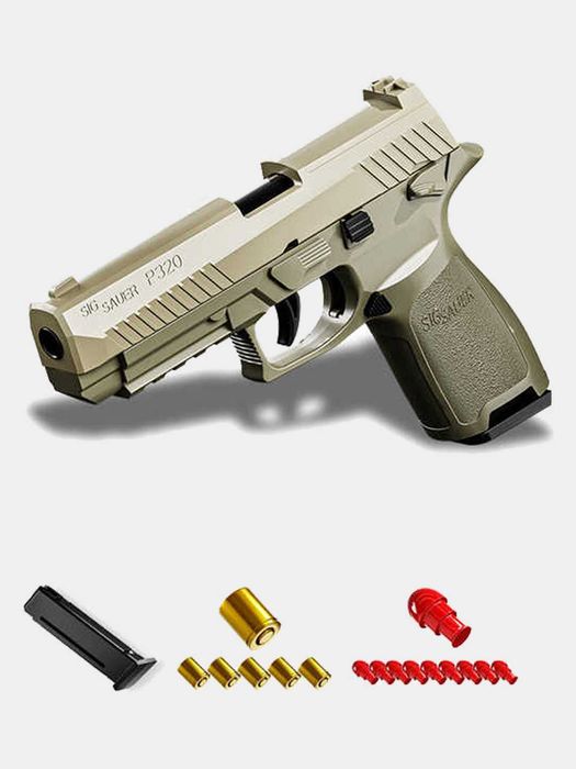 Игрушечный пистолет с вылетающими гильзами