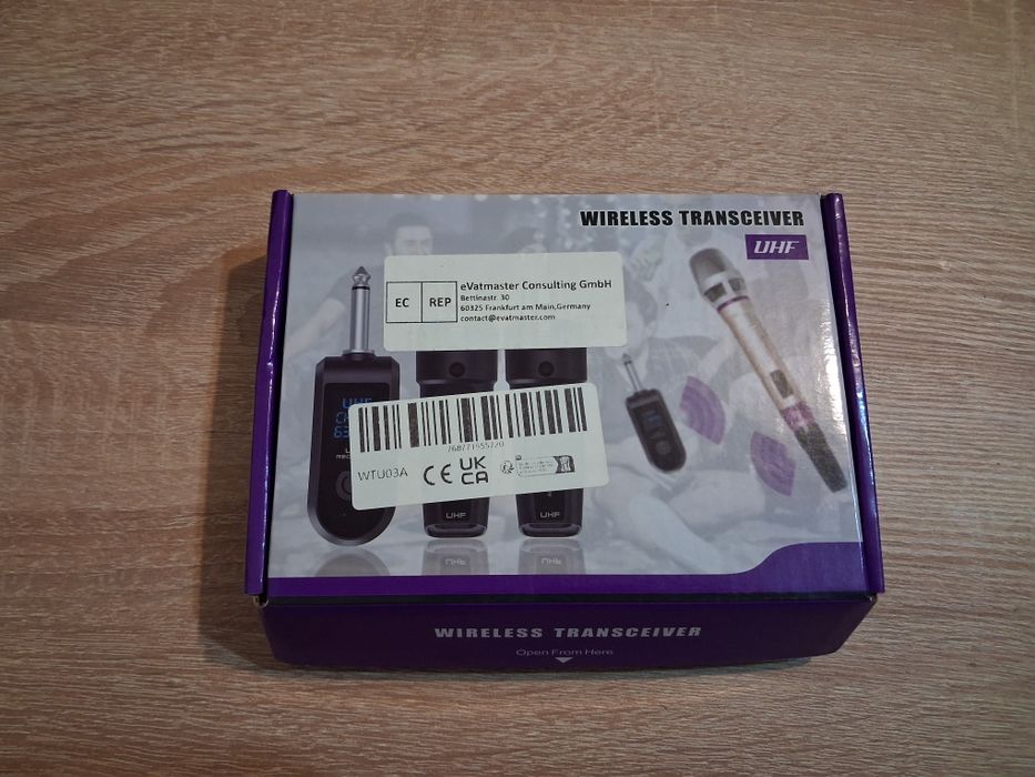 Vind transmitator wirles microfon