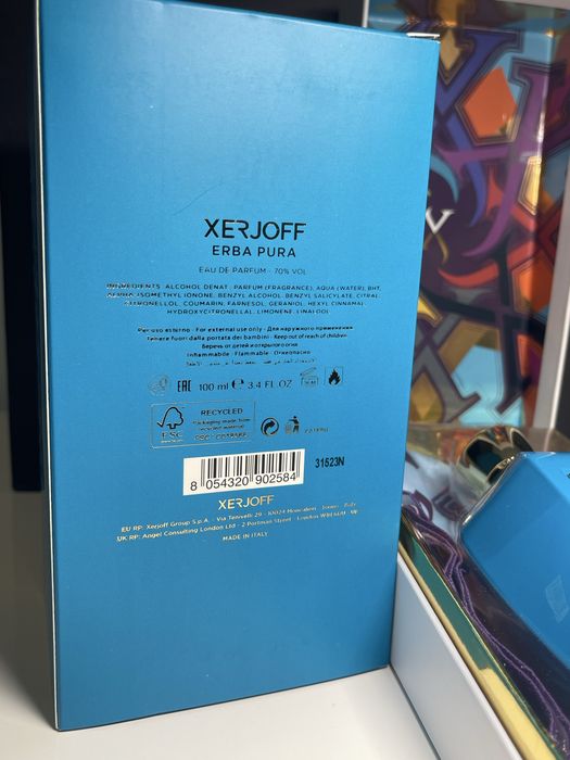 Xerjoff Erba pura EDP eau de parfum 100ml