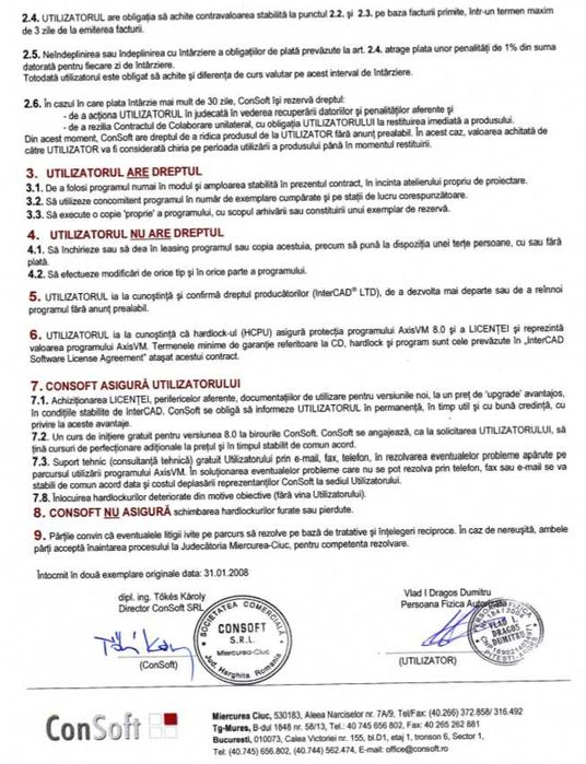 Inginer Structurist Verifica Stabilitatea si Rezistenta Constructiilor, la tarif 0,80 euro/mp