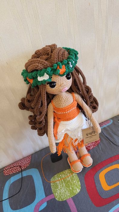 Кукла вязаная крючком