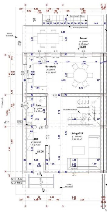 Casa Noua 4 camere, pivnita, terasa, 300 teren