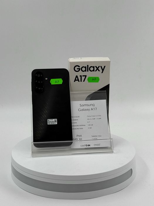 Samsung Galaxy A17 4G Garantie 24 luni CashBox