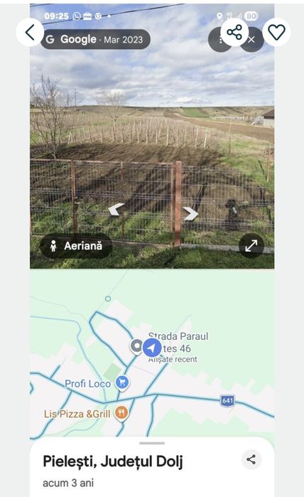 861 m Pielești-teren intravilan