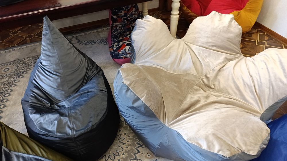 Бин бег. Биг бег. Пуфик. Кресло груша. Кресло. Мешок. Подушки.